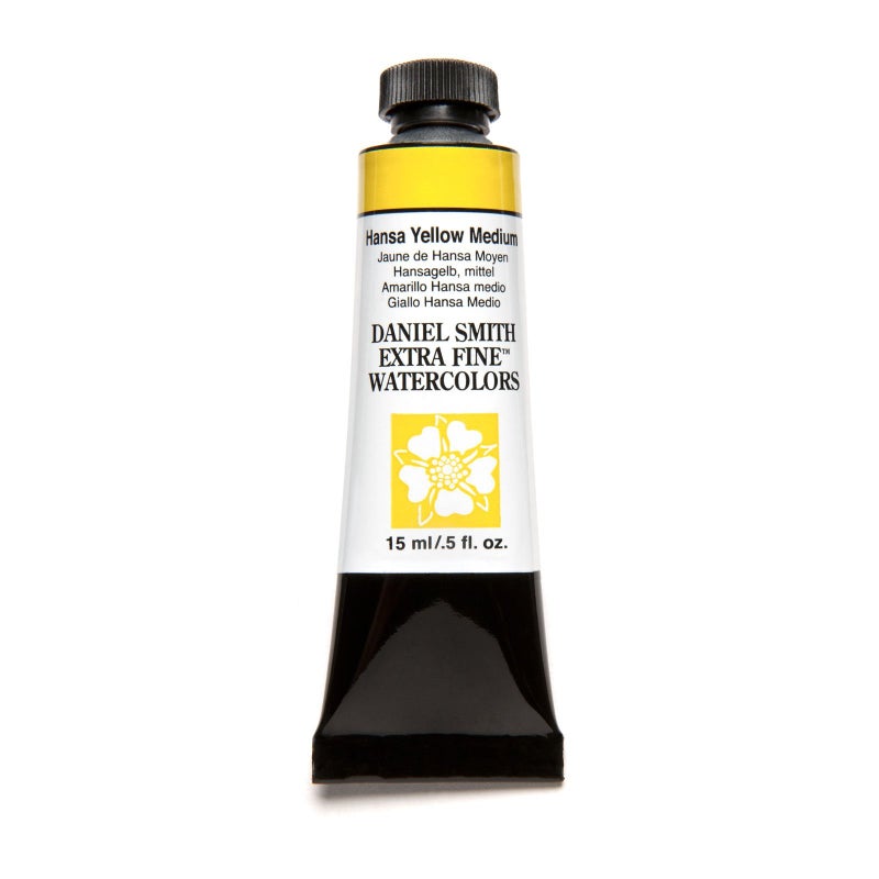 Daniel Smith Extra Fine Watercolor 15ml Paint Tube, Reflective, Matte Finish, Hansa Yellow Medium (284600039), 0.5 Fl Oz (Pack of 1) - Image 3